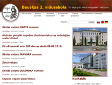 Tablet Screenshot of bauskas2vidusskola.lv